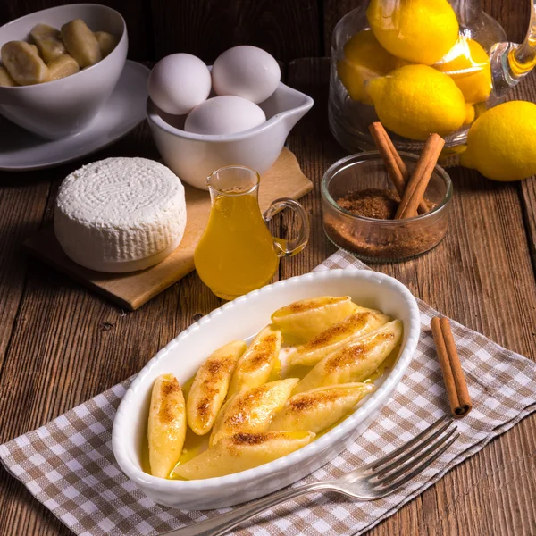 Fresh potato dumpling — Stock Photo, Image