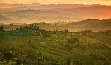 Tuscany görünümünde alanları