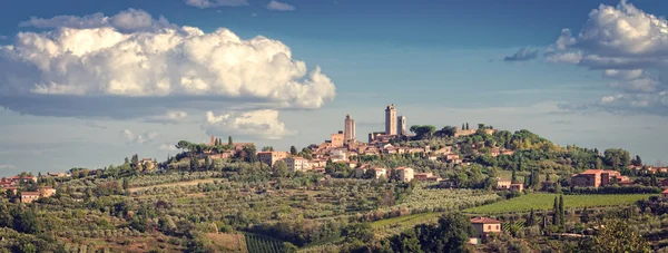 San Gimignano widok — Zdjęcie stockowe