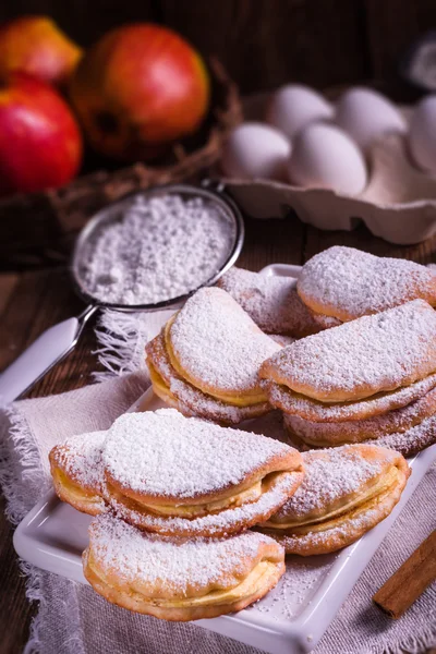 Apple kaneel mostbiscuits — Stockfoto