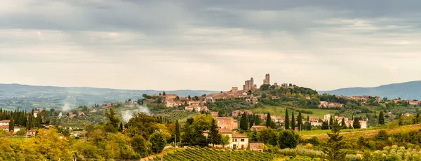 San Gimignano widok — Zdjęcie stockowe