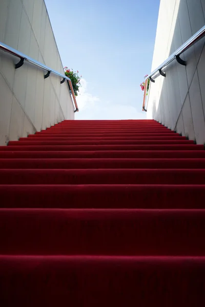 Céu tapete vermelho — Fotografia de Stock