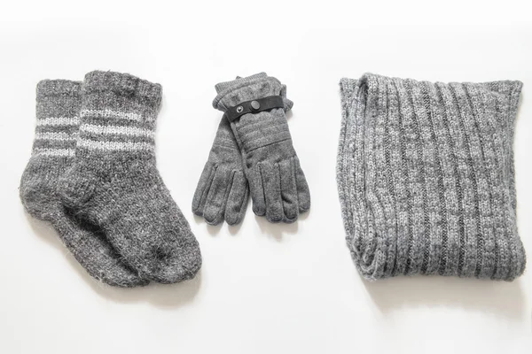 Abiti e accessori invernali — Foto Stock