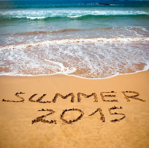 Concept photo of summer travel and vacation 2015 — Stock Photo, Image