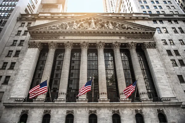 New York City - 20 Ağustos: New york Stock Exchange — Stok fotoğraf