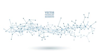 Ağ poligonal arka plan