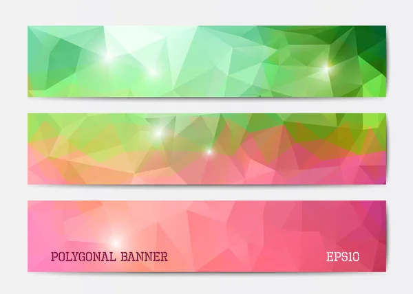 Plantillas de banner abstracto — Vector de stock