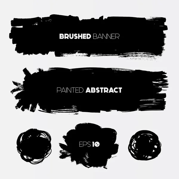 Banderas grunge abstractas — Vector de stock