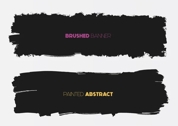 Banderas grunge abstractas — Vector de stock