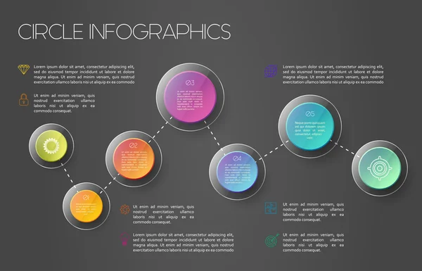 Weltkarte infografisches Konzept — Stockvektor