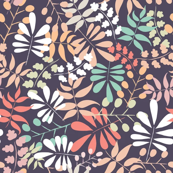 Sorunsuz vektör botanik desen