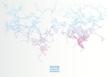 Ağ poligonal arka plan