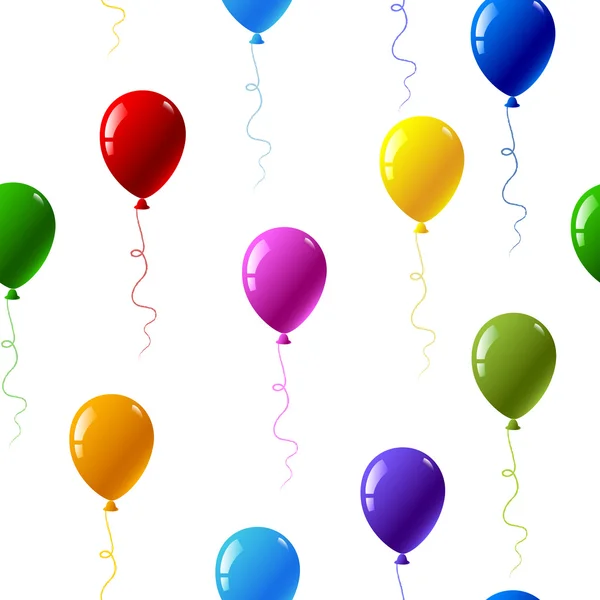 Globos coloridos — Vector de stock