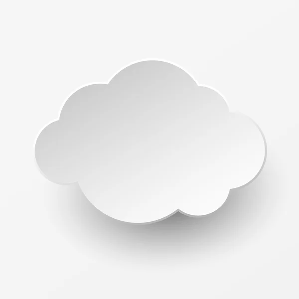 Papper moln — Stock vektor