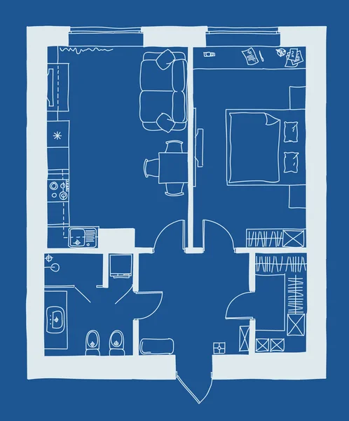 Plano del proyecto de arquitectura — Vector de stock