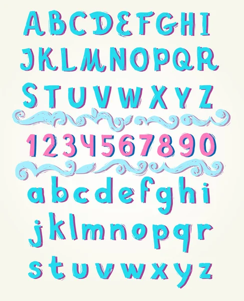 el yazısıyla yazılan alfabe