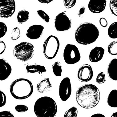 Siyah fırça darbeleri