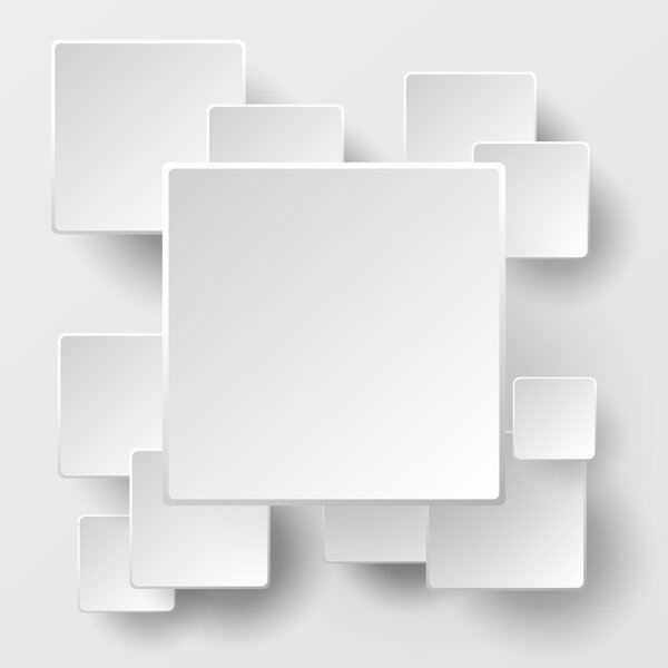 Бумажные квадратные баннеры
