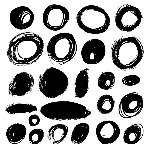 Siyah fırça darbeleri