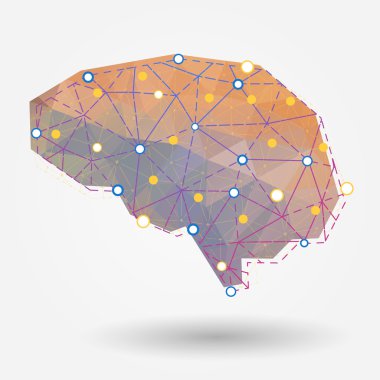 Poligonal beyin simgesi