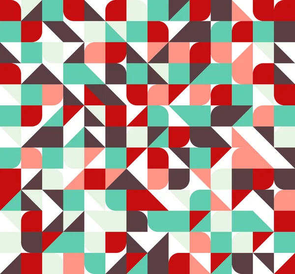 Nahtlose abstrakte geometrische Muster — Stockvektor