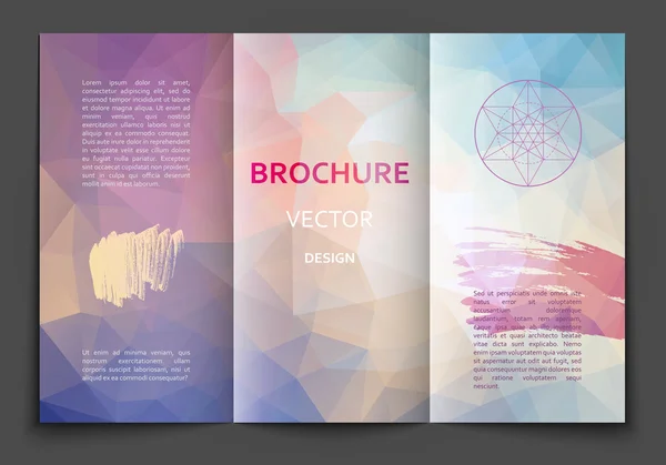 Broschüre Design Template — Stockvektor