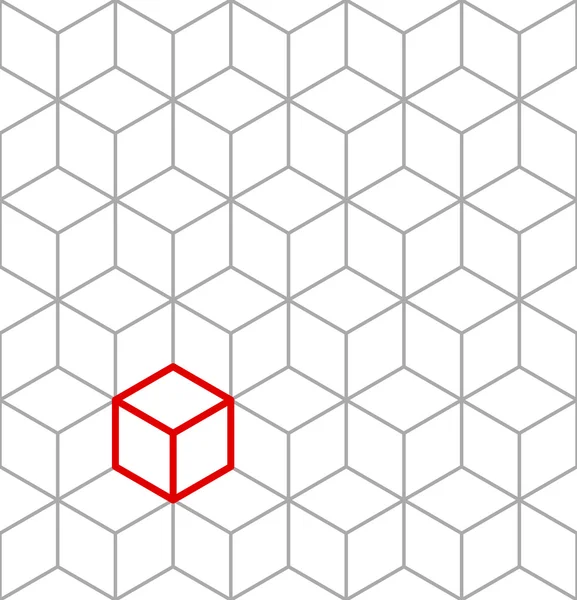 Sans couture isométrique cubes fond — Image vectorielle