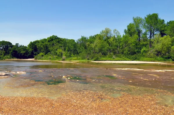 Цибуля-крик, Mckinney Falls State Park, Austin Техас — стокове фото