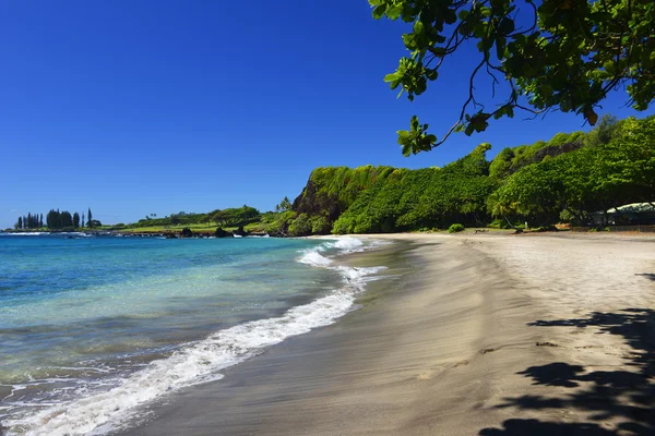 Praia de Hamoa, Hana, Maui, Havaí — Fotografia de Stock