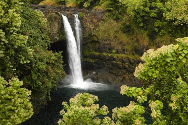 Gökkuşağı Hilo Hawaii düşüyor