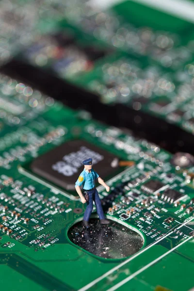 Computer electronics close up — Stock Photo, Image