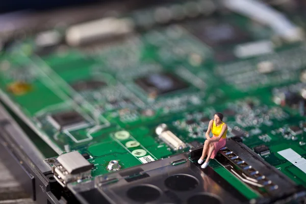 Computer electronics close up — Stock Photo, Image