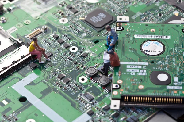 Computer electronics close up — Stock Photo, Image