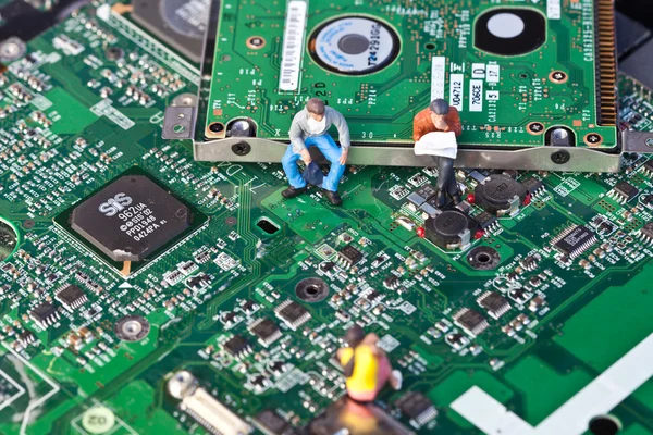 Computer electronics close up — Stock Photo, Image