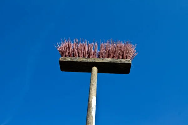 Old wooden Broom — Stock Photo, Image