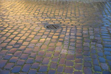 Danimarka sahillerinde eski bir köyde