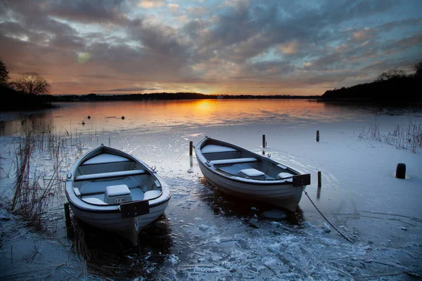 Vista Sobre Belo Lago Denmark Sscandinavia Norte Copenhagen — Fotografia de Stock