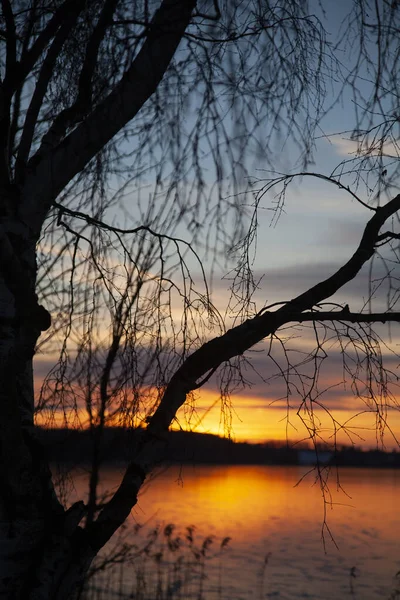 科根哈根北部德马克丑闻中美丽的湖景 — 图库照片