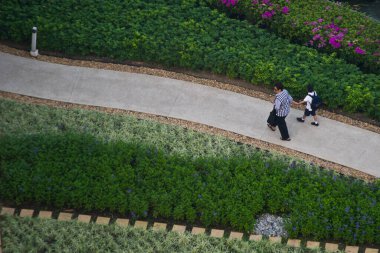 Bangkok Tayland 'daki İnsanlar