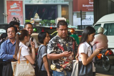 Tayland 'da sokaktaki insanlar