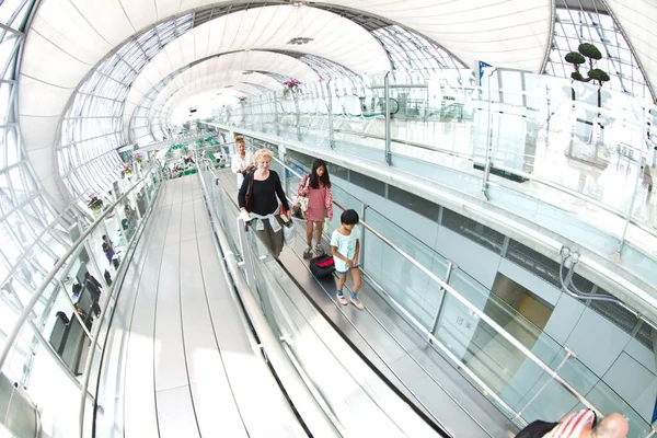 Cenários Dentro Aeroporto Suvarnabhumi Bancoc — Fotografia de Stock