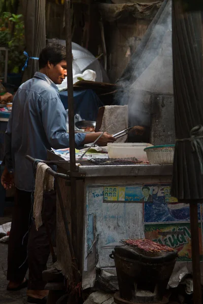 Comida Callejera Bangkok Tailandia —  Fotos de Stock