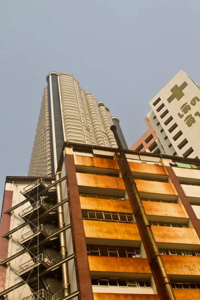 Rua Com Casa Velha Bangkok — Fotografia de Stock