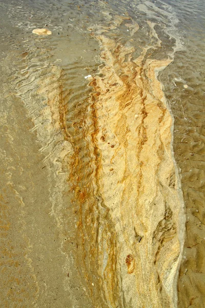 Sand på stranden — Stockfoto