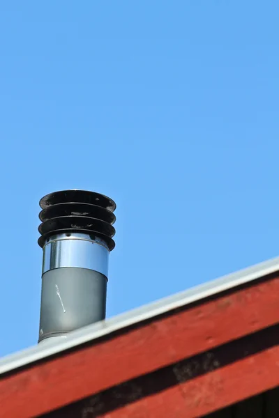 Chimney on a roof — Stock Photo, Image