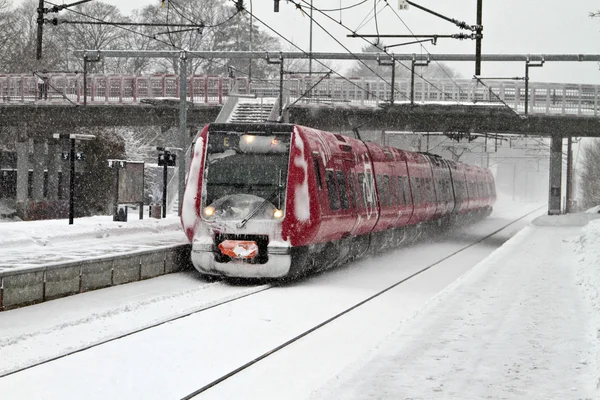 Inverno em Birkerod — Fotografia de Stock