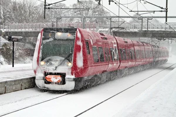 Inverno em Birkerod — Fotografia de Stock
