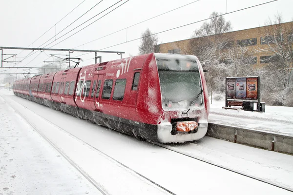 Inverno em Birkerod — Fotografia de Stock