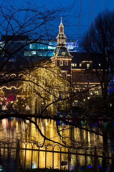 Navidad en el Tivoli de Copenhague — Foto de Stock