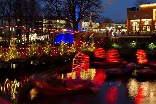 Navidad en el Tivoli de Copenhague — Foto de Stock